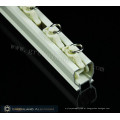 Perfil de trilha de cortina de alumínio branco de eletroforese